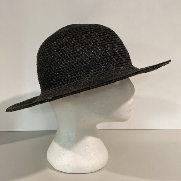 Festival Black Wide Brim Sun Hat - Picture 4 of 13